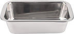 Lindy's Stainless Steel Loaf Pan for Baking Bread, Meatloaf, Cakes, Brownies, Casseroles, and More, Nontoxic & Dishwasher Safe