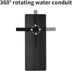 Sponge Holder for Kitchen Sink, Sink Caddy with Brush Holder, Soap Dispenser for Kitchen Organizers, Rustproof and Non-Slip, Suspension or Floor-Standing, Matte Black