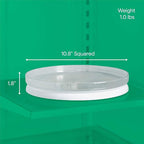 YouCopia FridgeView Fridge Turntable, Lazy Susan Organizer for Refrigerator Storage, 11” , White
