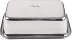 Lindy's Stainless Steel Loaf Pan for Baking Bread, Meatloaf, Cakes, Brownies, Casseroles, and More, Nontoxic & Dishwasher Safe