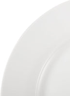 Amazon Basics 6-Piece White Dinner Plate Set, Microwave and Dishwasher Safe for Everyday Use, 10.5 inches