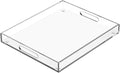 Extra Large Serving Tray with Handles, Acrylic Tray for Food, Drinks, Snacks and Appetizer, Rectangular Trays for Eating, Lucite & Coffee Table Trays, Acrylic Makeup Organizer 16" × 20"