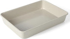 Martha Stewart Gallen 13 x 9 Inch Rectangular Nonstick Carbon Steel Cake/Baking Pan- Cool Grey (Pack of 6)