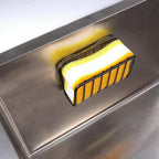 Toplife Sponge Holder for Kitchen Sink, Rust-Proof Suction Cup Sponge Caddy - Black - 2 Pack