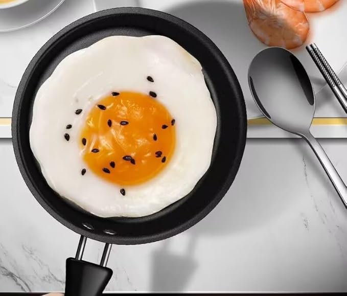 Mini Nonstick Egg Frying Pan, 4.72 Inch Round Skillet, Dishwasher Safe