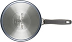 Circulon A1 Series with ScratchDefense Technology Nonstick Induction Straining Sauce Pan with Lid, 2 Quart, Graphite