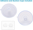 TESOT Sink Caddy Sponge Holder for Kitchen Sink 2 Suspension Options(Suction Cups and Adhesive Hook), SUS304 Stainless Steel, Silver
