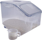 Lock & Lock Bulk Storage Bins Food Storage Container with Wheels (50.72-Cup)