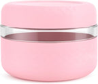 16 oz Glass Lunch Bowl Container with Lid | Leak & Spill Proof, BPA-Free, Microwave & Dishwasher Safe, Airtight Meal Prep & Food Storage Jar for Lunch, Salad, Soup, Overnight Oats, Stew, Yogurt