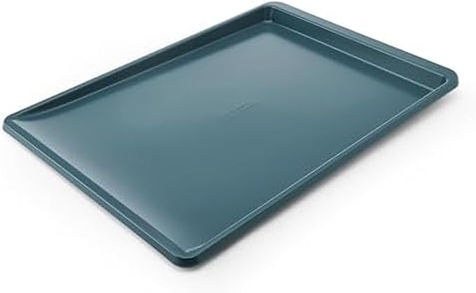 KitchenAid Nonstick Swiss Engineered Aluminized Steel Cookie Slider, Dishwasher Safe, Agave, 13x18 Inch
