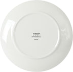 Gibson Home Westerly Court 16-Piece Dinnerware Set, Blue Floral Stoneware Plates & Bowls, Service for 4, Round Durable Everyday Dish Set