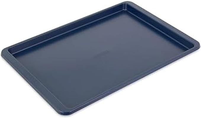 KitchenAid 13x18in Nonstick Aluminized Steel Baking Sheet, Ink Blue