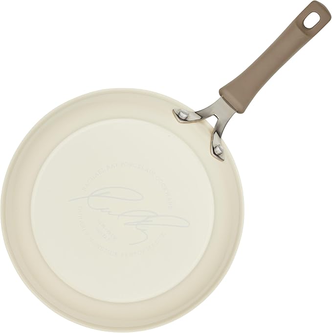 Rachael Ray Cook + Create Nonstick Frying Pan/Skillet, 10 Inch - Almond