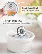 16 oz Creme Brulee Ramekins Oven Safe, Small Souffle Ramekin with lid, Mini Porcelain Ramekins Set with Covers, Small Ceramic Baking Dish Set of 4