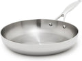 GreenPan Valencia Pro Tri-Ply Stainless Steel 10" Frying Pan Skillet, Induction Ready Cookware, All Cooktops, Sauce Pot, Mirror Finish, Dishwasher & Oven/Broiler Safe to 600F