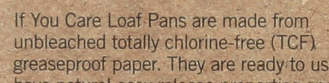 IF YOU CARE FSC Certified Paper Loaf Baking Pans, 4-count