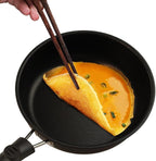 Flylin 2 PCS Skillet Set, Portable Mini Frying Pan with Marble Coating Non-Stick and Heat Resistant Handle, Skillet Deeper Skillet Pan for home Frying Saute Cooking Pizza Omelette Steak (12cm+16cm)
