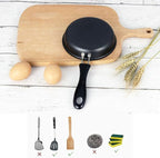 One Egg Frying Pan, Mini Induction Frying Eggs Pan, 4.7" Single Egg Durable Small Pan with Handle Heat Resistant Non Stick Pot, Portable Pan for Stove Gas Induction Hob