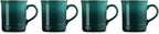 Le Creuset Stoneware Set of 4 Mugs, 14 oz. each, Artichaut
