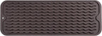 MicoYang Silicone Dish Drying Mat for Multiple Usage,Easy clean,Eco-friendly,Heat-resistant Silicone Mat for Kitchen Counter,Sink,Bar,Bottle,or Cup Coffee M 17 inches x 6 inches