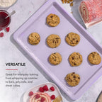 KitchenAid 10 x 15-In Nonstick Swiss Engineered Aluminized Steel Baking Sheet, Dishwasher Safe, Wildflower