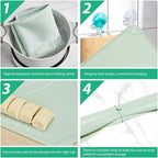 Silicone Pastry Mat 20"*16" Extra Thick Non Stick Baking Mat Food Grade Silicone Dough Rolling Bake Mat with Edge Heightening Green
