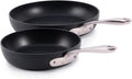 All-Clad HA1 Expert Hard Anodized Nonstick Fry Pan 2 Piece Set, 8" & 10" Induction, Oven Safe 500F, Kitchen Frying Pans, Skillets, Ergonomic Handle, Premium Cookware, Dishwasher Safe, Black