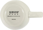 Gibson Home Great Essentials 12 Ounce Porcelain Coffee Mugs - Set of 12 - Cups for Latte, Hot Tea, Cappuccino, Mocha, Espresso, Cocoa