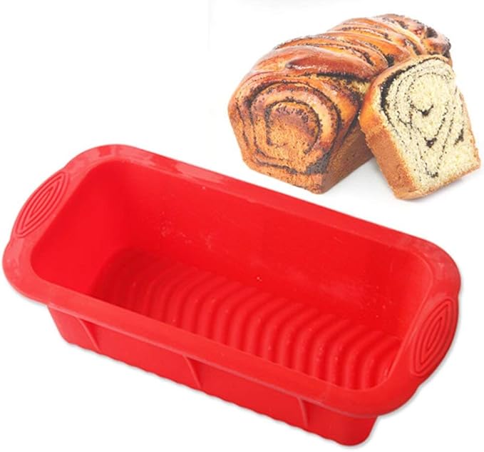 Set of Two Nonstick Loaf Pan For Homemade Bread Making,Soap, Fudge, Meatloaf and more (2 Pack Bread Mold)