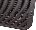 MicoYang Silicone Dish Drying Mat for Multiple Usage,Easy clean,Eco-friendly,Heat-resistant Silicone Mat for Kitchen Counter or Sink,Refrigerator or Drawer Liner Coffee 3XL 28 inches x 18 inches