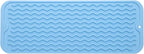 MicoYang Silicone Dish Drying Mat for Multiple Usage,Easy clean,Eco-friendly,Heat-resistant Silicone Mat for Kitchen Counter,Sink,Bar,Bottle,or Cup Light Blue M 17 inches x 6 inches