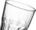 Yopay Set of 8 Highball Drinking Glasses, 12oz Lead-Free Tempered Water Glasses Thick Heavy Base, Clear Iced Hot Tea Glassware for Cocktail, Juice, Milkshake, Soda Beer Tumbler Cup