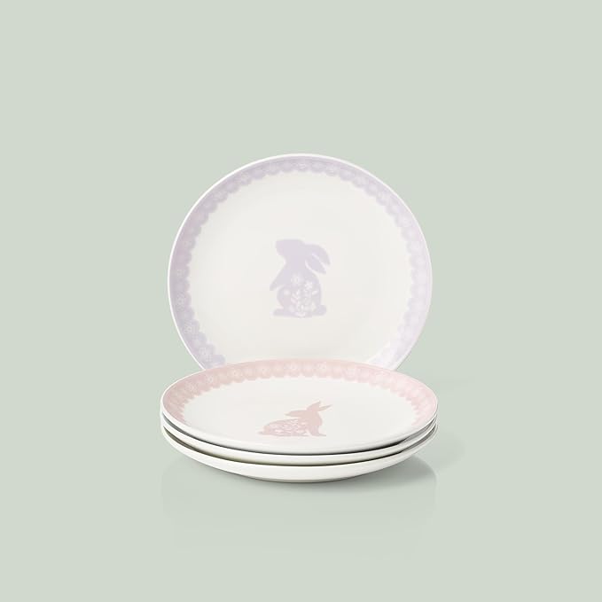 Oneida 898189 Bunny Hop Accent Plates, Set Of 4