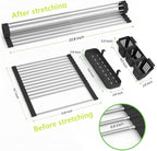 Black Expandable Roll Up Dish Drying Rack Up to 22.8''with 2 Storage Baskets,Over The Sink Kitchen Rolling up Dish Drainer Drying Rack , Foldable,Rollable,for Kitchen Dishes(Expandable Width Size)