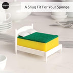 OTOTO Cute Sponge Holder for Kitchen Sink - - Dishwasher Safe Sponge Organizer- Compact, Organizer, Kitchen Sink Accessories, Sponge Holder