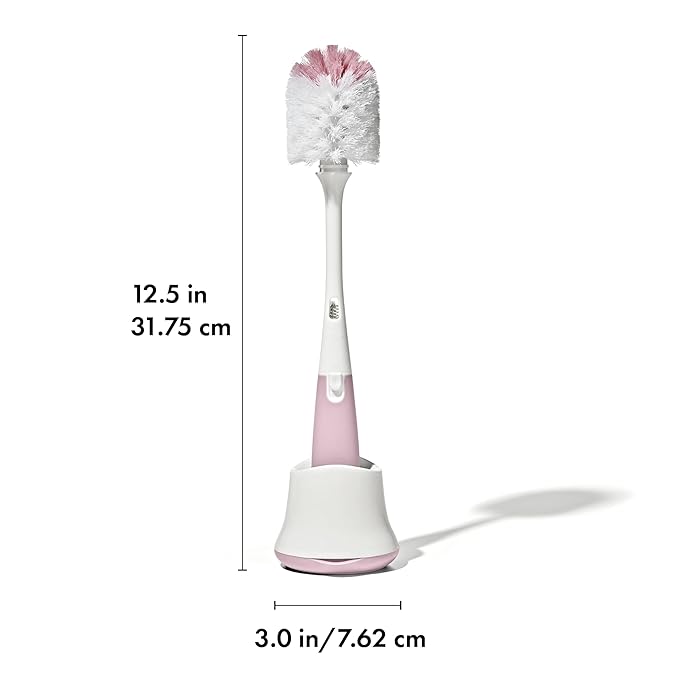OXO Tot Bottle Brush with Stand, Baby Bottle Brush