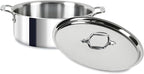 All-Clad D3® Stainless Steel 6 Quart Stockpot With Lid- Made in the USA- The Original Bonded Professional Cookware- Oven Safe & Induction Compatible