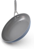 Ninja Ceramic Pro 10.25" Fry Pan, NonStick Pan, Nontoxic, PTFE Free, Ceramic Coated, Stainless Steel Handle, Stove & Oven Safe to 550°F, All Stovetops & Induction Compatible, Midnight Blue, CW30026MM