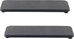 NiuYichee 2 Pcs Water Absorbing Stone Trays, Kitchen/Bathroom Sink Soap Dish, Diatomite Tray Used for Hand Soap & Cosmetic Bottles in The Modern Home, 3.54" W x 9" L, Dark Gray