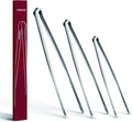 Precision Serrated Non-Slip Tips Cooking Tongs 3 Set (9.5" & 11.5" & 13.5"), 18/8 Stainless Steel Metal Tong, Light but Durable, Easily Control Kitchen Tweezer Tongs for Frying, Plating, BBQ