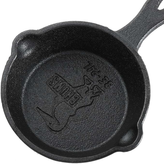 Kopida 3.35 Inch Cast Iron Skillet, Frying Pan, Egg Frying Pots, Mini Cast Iron Skillet, for Kitchen Cooking Tool Barbecue