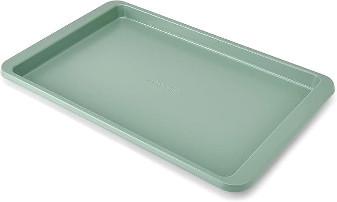 KitchenAid Nonstick Swiss Engineered Aluminized Steel Baking Sheet, Dishwasher Safe, 10 x 15 Inch, Cardamom