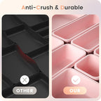 A-LuGei【𝟰𝟲𝗣𝗖𝗦【5 Size】 Tool Box Organizer Tray Divider Set, 【Pink】 Desk Drawer Organizer, Garage Organization and Storage Toolbox Accessories Rolling Tool Chest Cart Cabinet WorkBench Small Part