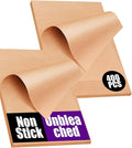 400PCS Unbleached Parchment Paper Sheets for Baking 12x16 Inches, Non-Stick and Non-Toxic Pre-cut Parchment Sheets for Oven, Cooking, Grilling, Air Fryer and Steaming - Fit for Half Sheet Pans, Brown