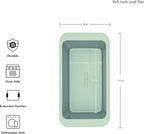 KitchenAid Nonstick Swiss Engineered Aluminized Steel Loaf Pan, Dishwasher Safe, 9 x 5 Inch, Ink Pistachio