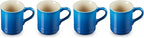 Le Creuset Stoneware Set of 4 Mugs, 14 oz. each, Marseille