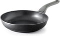 PRICUSIS Nonstick Frying Pan, 8/10/12 Inch Skillet with Stay Cool Handle, Fully Coated, Induction Compatible & Oven Safe, 100% Dishwasher Safe, PTFE & PFOA Free（10 Inch, Black Sesame）