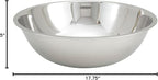 Winco 16 Quart Heavy-Duty Stainless Steel Mixing Bowl