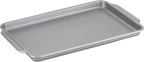 Farberware Nonstick Steel Bakeware Set with Cooling Rack, Baking Pan and Cookie Sheet Set with Nonstick Bread Pan and Cooling Grid, 10-Piece Set, Gray