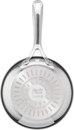 T-Fal Jamie Oliver Cooks Direct, Stainless Steel Non-stick Frying Pan 3 Pcs Set (20/24/28cm) (8/9/11 Inches) with Induction